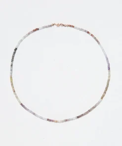 Natural Jade Beaded Star Clasp Necklace