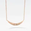 Pave Moon Necklace