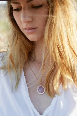 Pave Moon Necklace