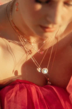 Rainbow Moon Phase Necklace