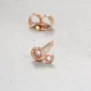 Rose Cut Diamond Binary Stud