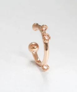 Rose Cut Diamond Ear Hug