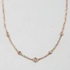 Rose Cut Diamond Necklace