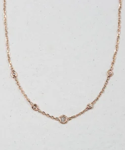 Rose Cut Diamond Necklace