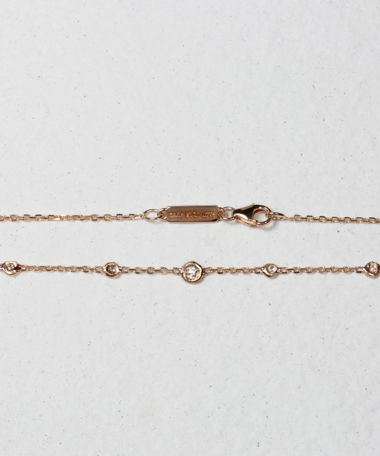 Rose Cut Diamond Necklace