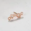Rose Cut Diamond Penta Stud