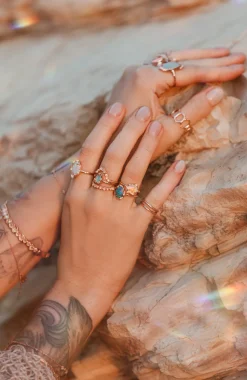 Rose Cut Diamond Stacking Band