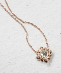 Sapphire Burst Necklace