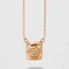 Sculpted Eye Necklace