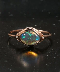 Seeing Eye Dark Dream Opal Ring