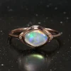 Seeing Eye Fluorescent Flash Opal Ring