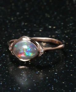 Seeing Eye Nebular Flash Opal Ring