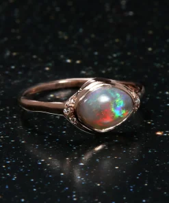 Seeing Eye Nebular Flash Opal Ring