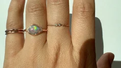 Seeing Eye Nebular Flash Opal Ring