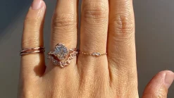 Shimmering Diamond Engagement Ring
