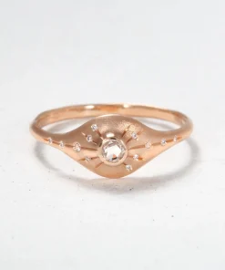 Shooting Star Signet Ring