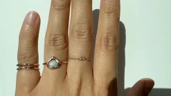 Sky Shower Sparkle Flash Opal Ring