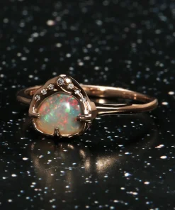 Sky Shower Sparkle Flash Opal Ring