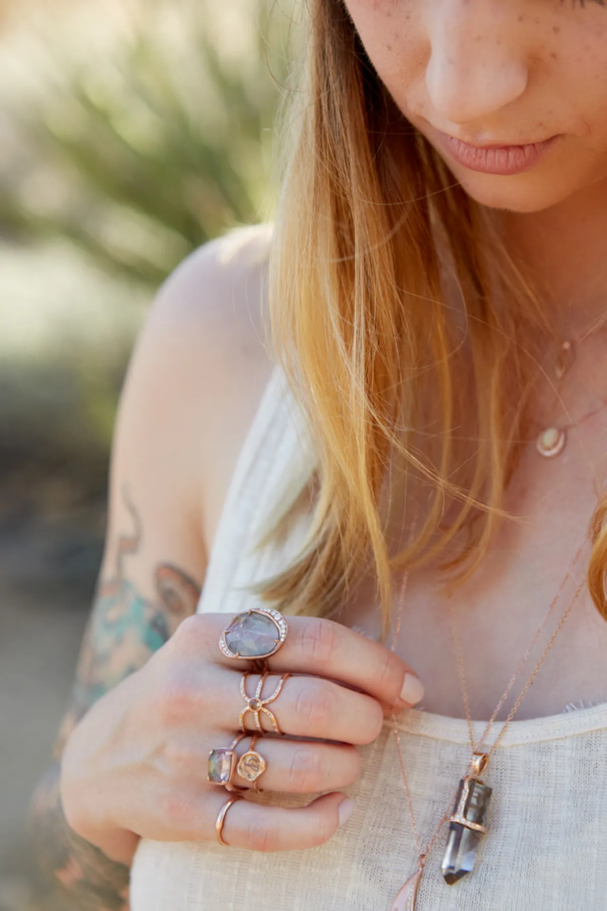 Smoky Quartz Healing Stone Necklace