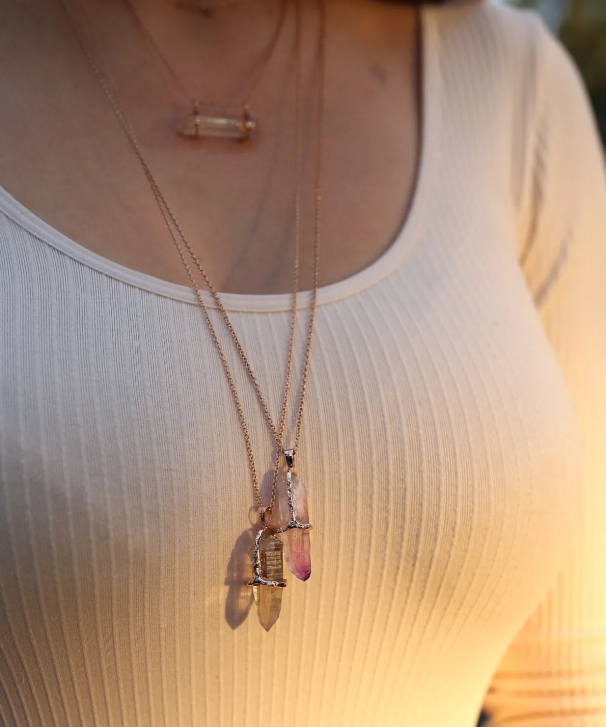 Smoky Quartz Healing Stone Necklace