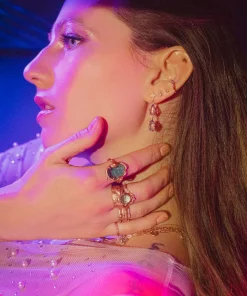 Star Comet Dangle Drop Earring