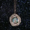 Star Splash Australian Opal Necklace