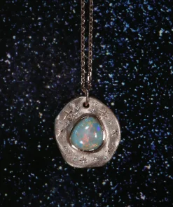 Star Splash Australian Opal Necklace