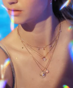 Star Splash Australian Opal Necklace