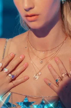 Star Splash Australian Opal Necklace