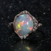 Stardust Ethiopian Opal Ring