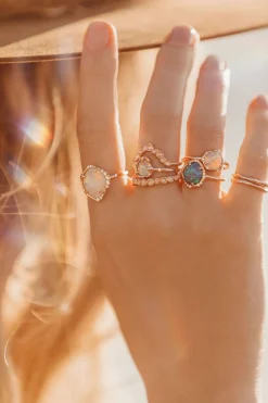 Stardust Ethiopian Opal Ring