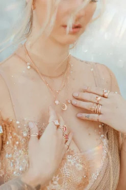 Starry Moon Necklace