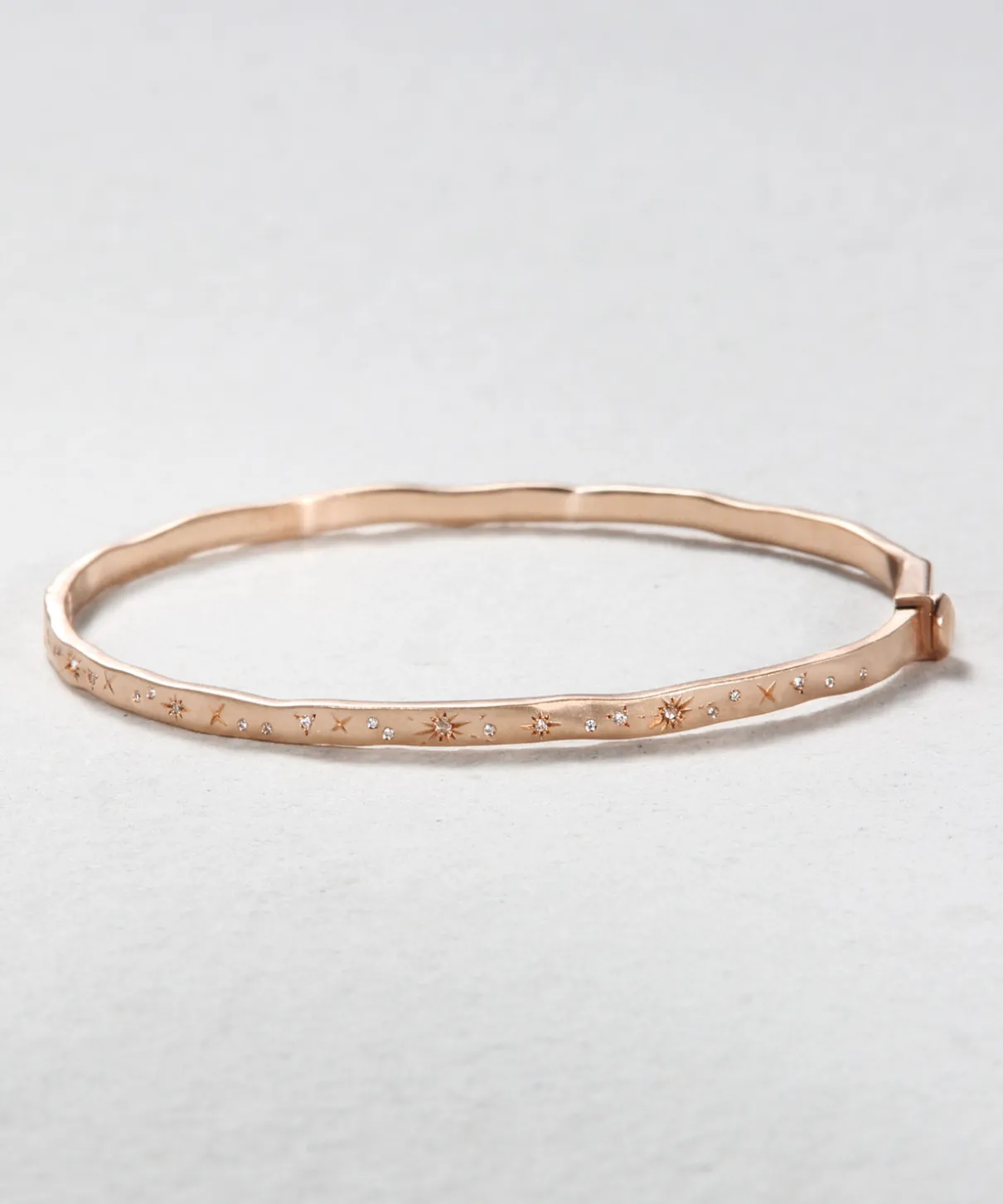 Thin Celestial Diamond Bangle