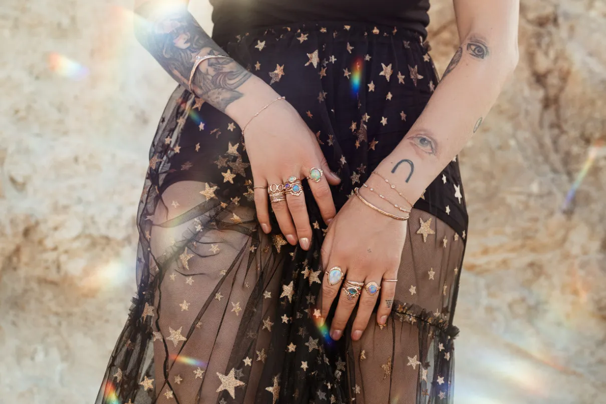 Thin Celestial Diamond Bangle
