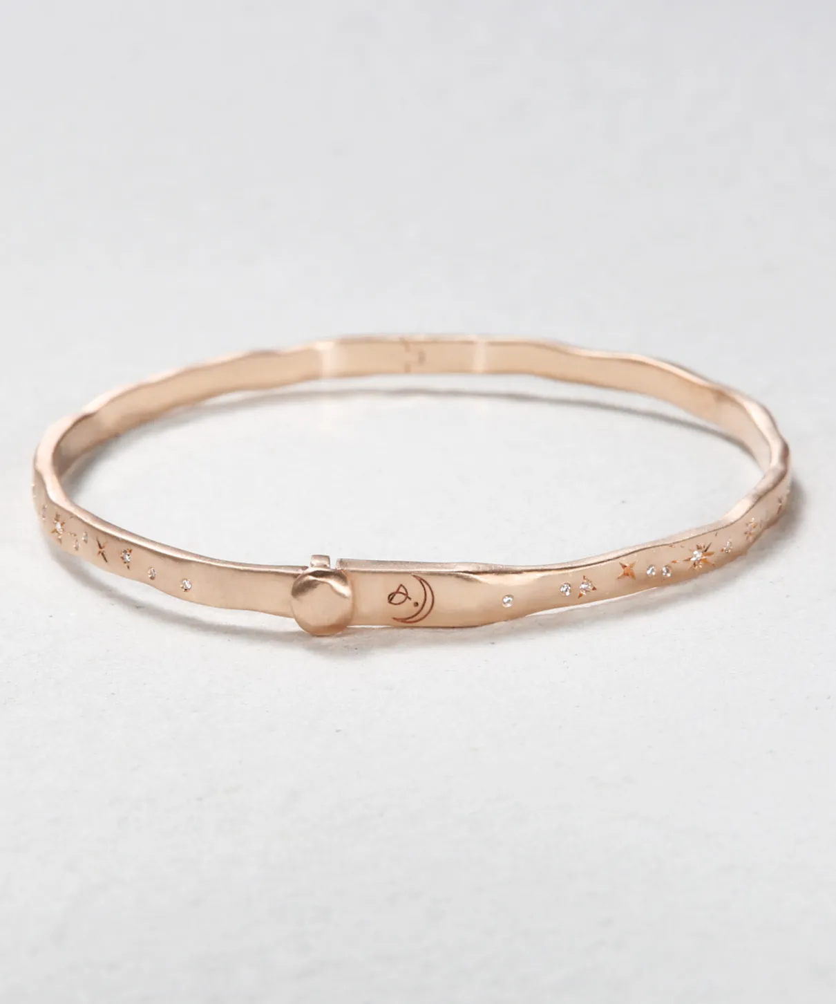 Thin Celestial Diamond Bangle