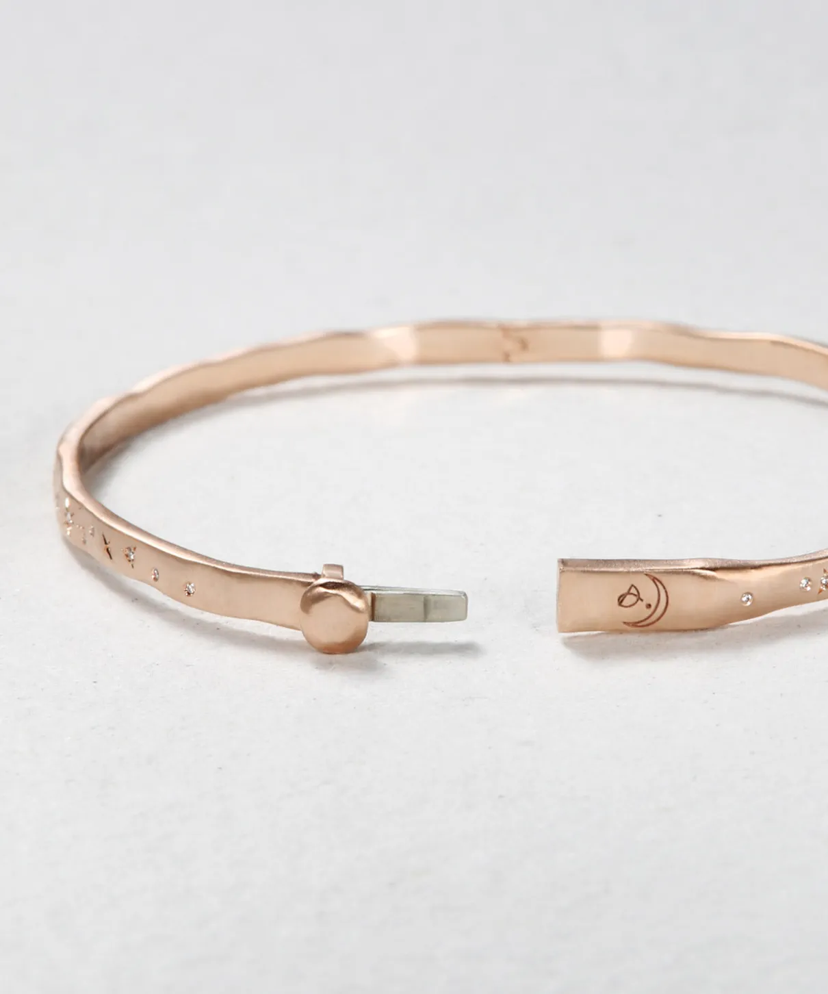 Thin Celestial Diamond Bangle