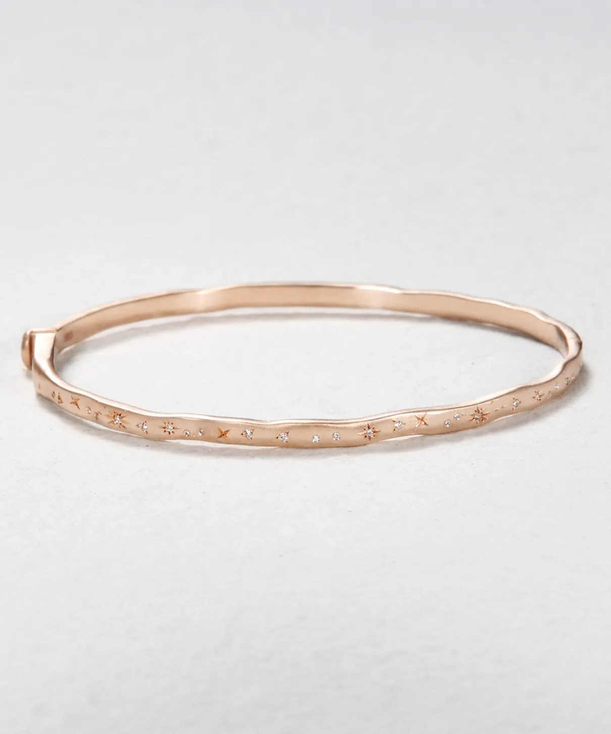 Thin Celestial Diamond Bangle
