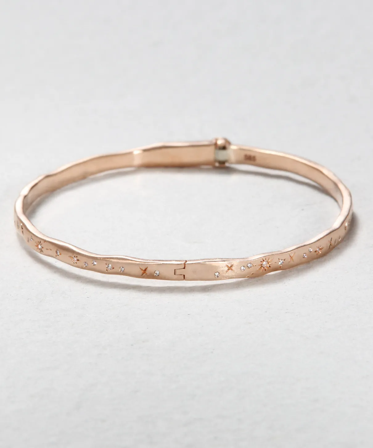 Thin Celestial Diamond Bangle