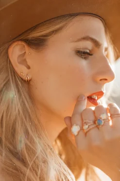 Three Twinkling Star Earring