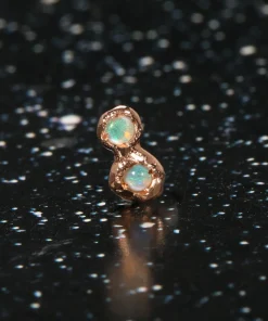 Tiny Opal Double Constellation Stud