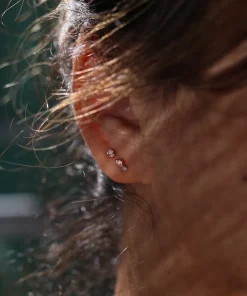 Tiny Opal Double Constellation Stud