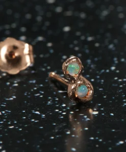 Tiny Opal Double Constellation Stud