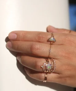 Tiny Opal Galaxy Band