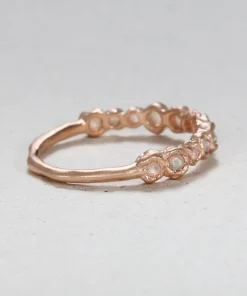Tiny Opal Galaxy Band