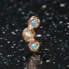 Tiny Opal Triple Constellation Stud