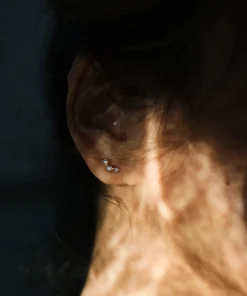 Tiny Opal Triple Constellation Stud