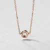 Tiny Rose Cut Diamond Necklace