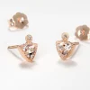 Topaz Milgrain Studs