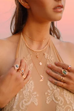Tourmaline Sliver Necklace