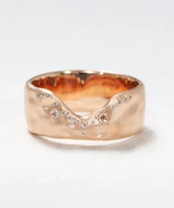 Trailing Diamond Stacking Band